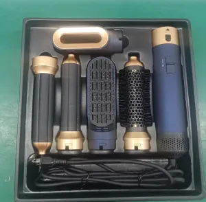 5-in-1 Hot Air Comb Hair Dryer (One Set)