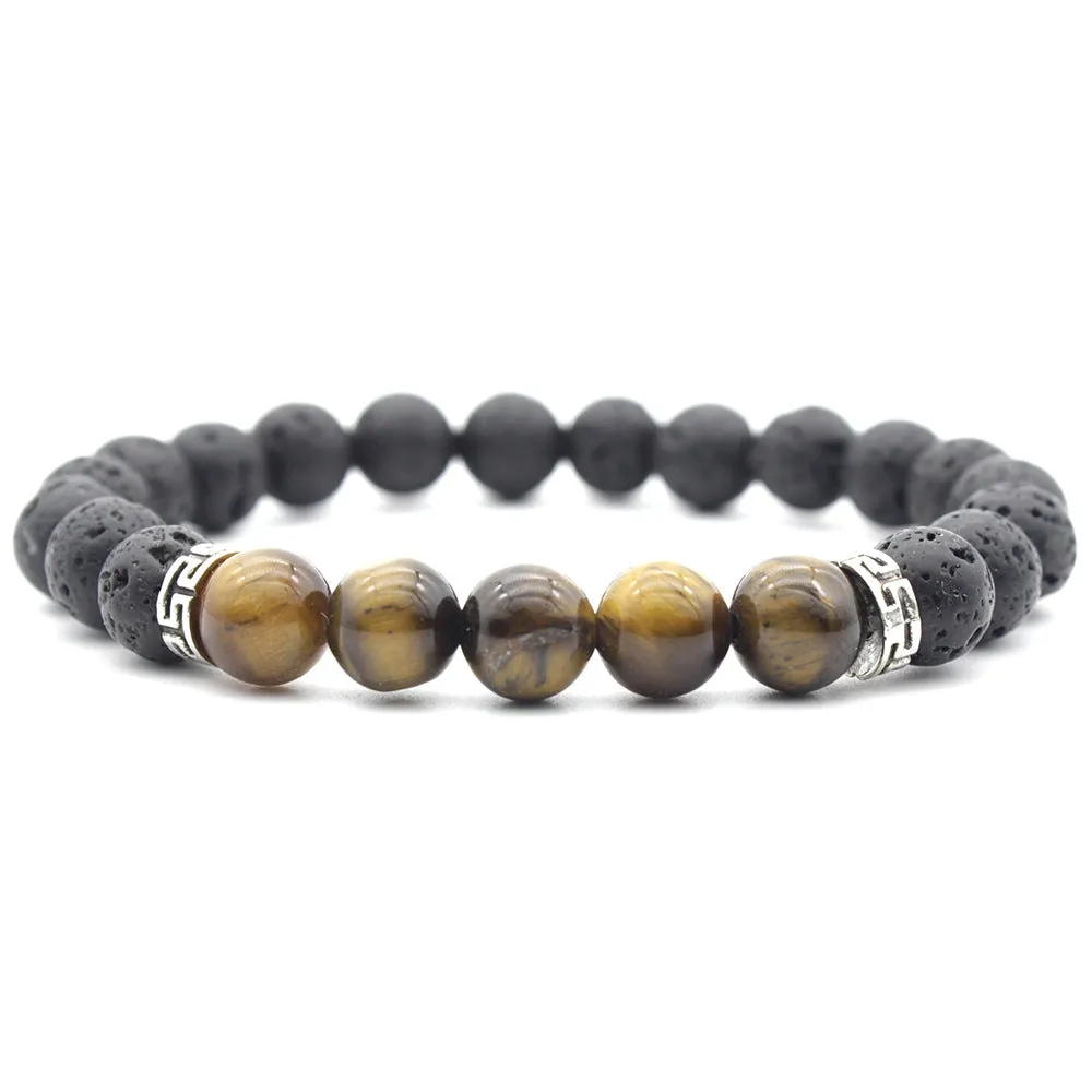 8mm volcanic rock bracelet