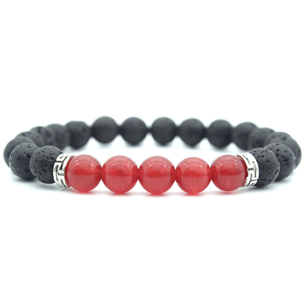 8mm volcanic rock bracelet