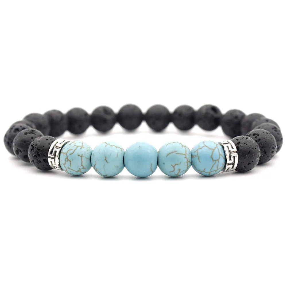 8mm volcanic rock bracelet