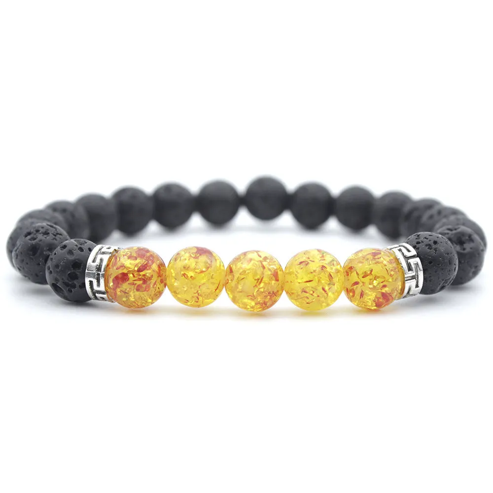 8mm volcanic rock bracelet