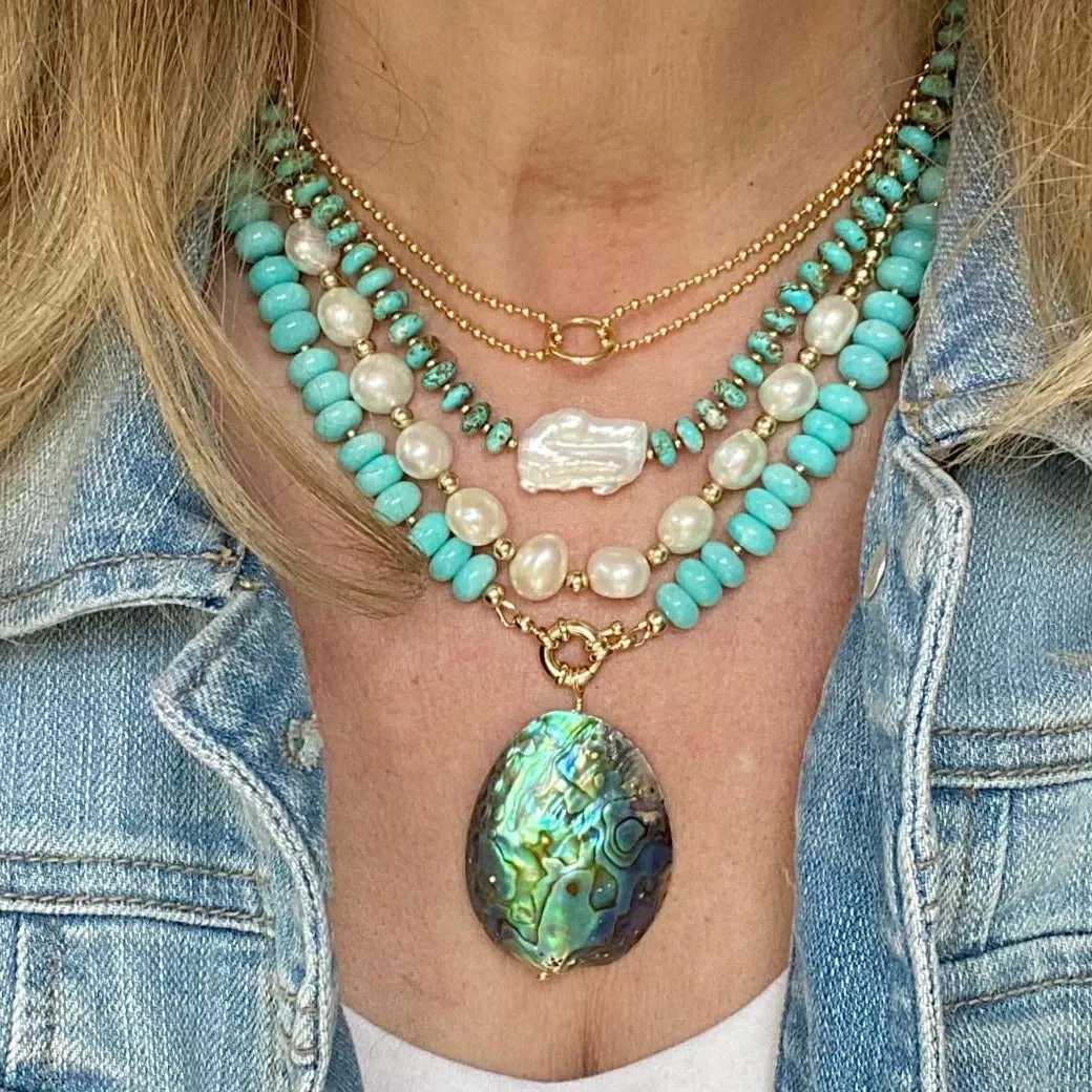 Amazonite Necklace - Pippa