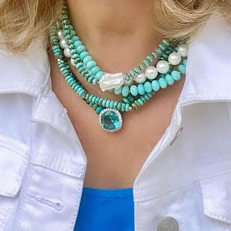 Amazonite Necklace - Pippa