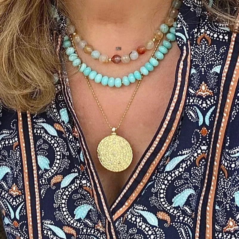 Amazonite Necklace - Pippa