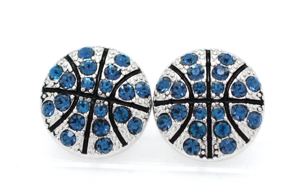 Basketball All Crystal Earrings - POST