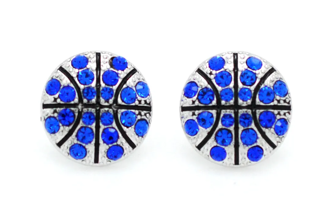 Basketball All Crystal Earrings - POST