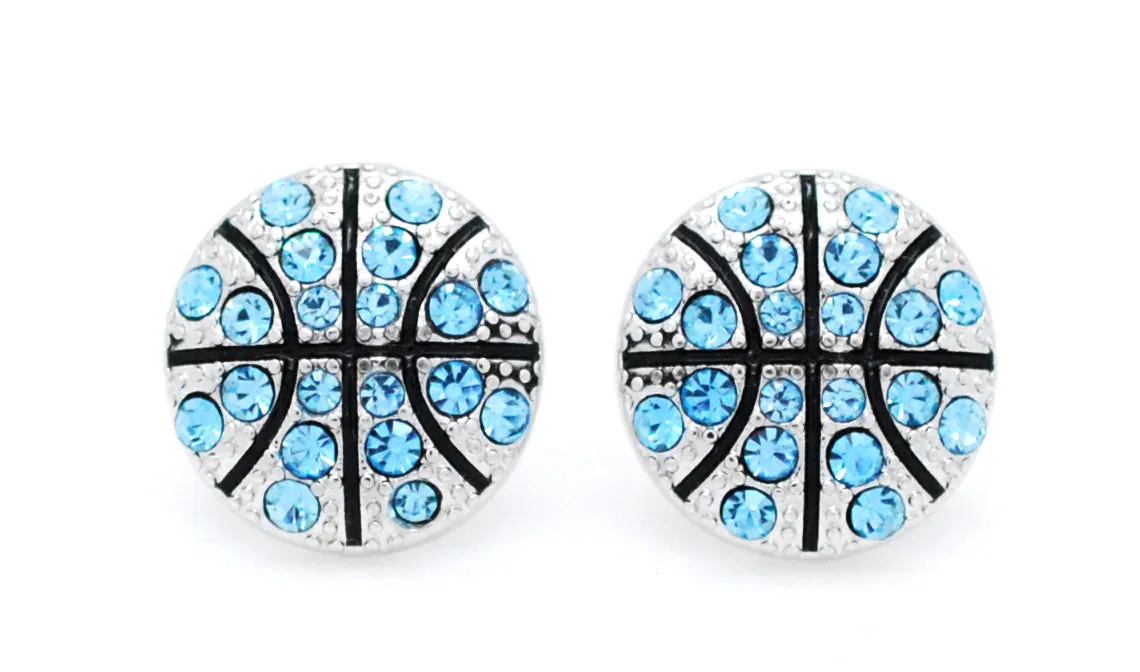 Basketball All Crystal Earrings - POST