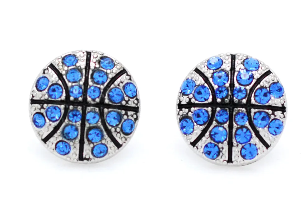 Basketball All Crystal Earrings - POST