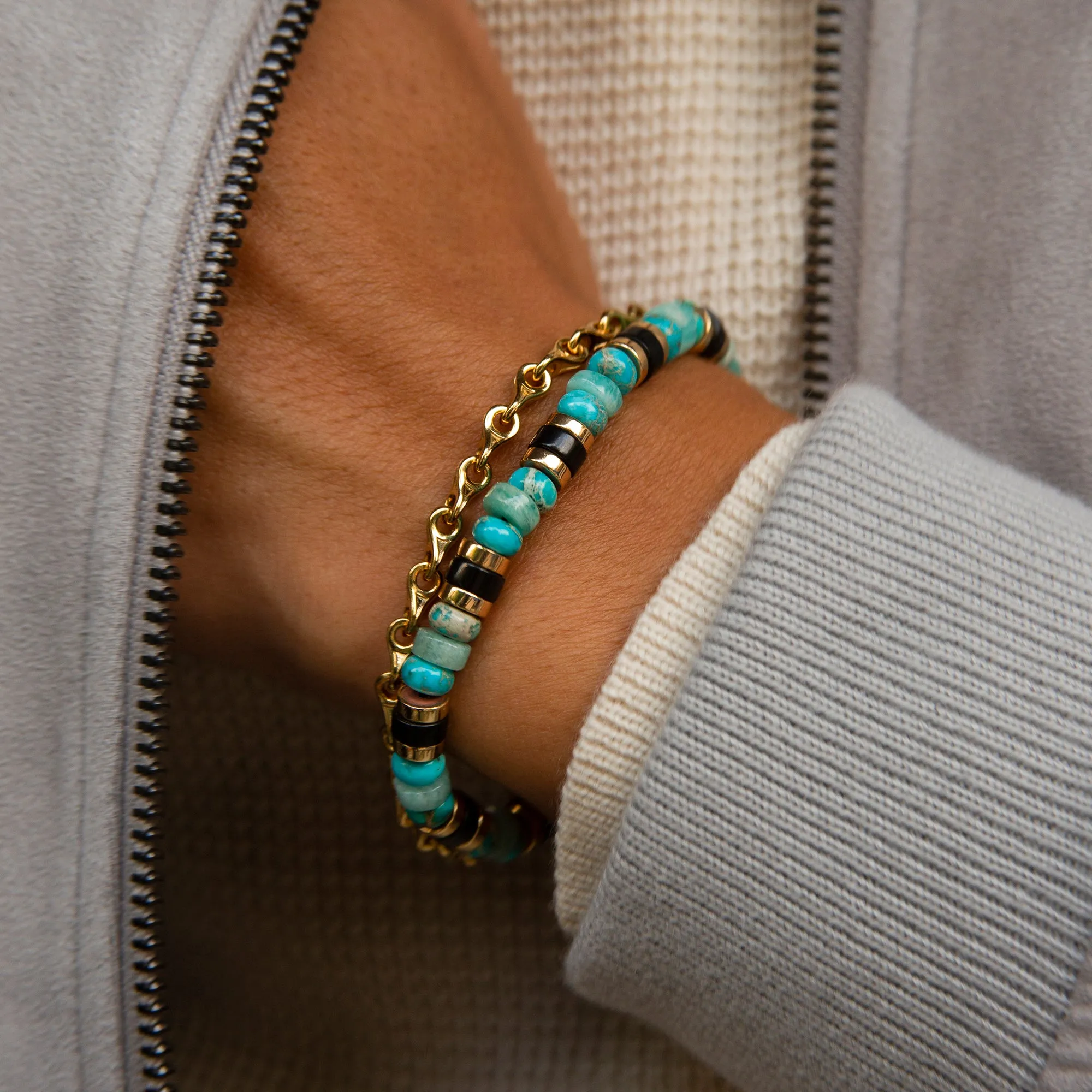 Bora | Turquoise Beaded Bracelet