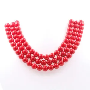Coral Beads Red Coral Orange Coral DIY Coral Necklace Coral beads Red Coral Beads Coral Beads Coral Bead DIY Necklace SKU:113158