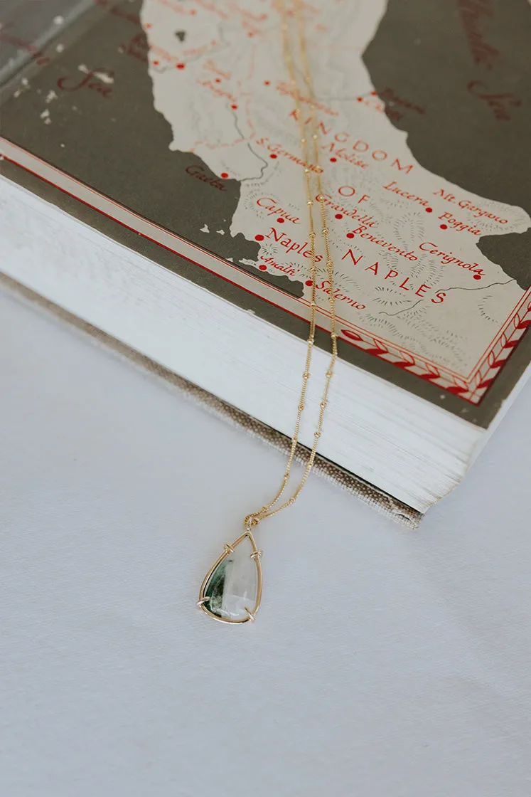 Emerald Gemstone Necklace - Small