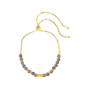 LABRADORITE KISMET BRACELET GOLD
