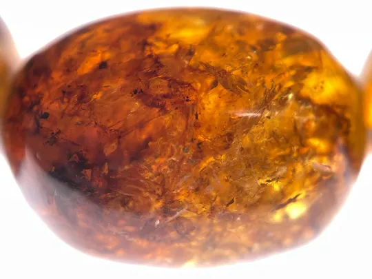 Mexican AMBER Crystal Bracelet - Beaded Bracelet, Handmade Jewelry, Healing Crystals and Stones, 48463