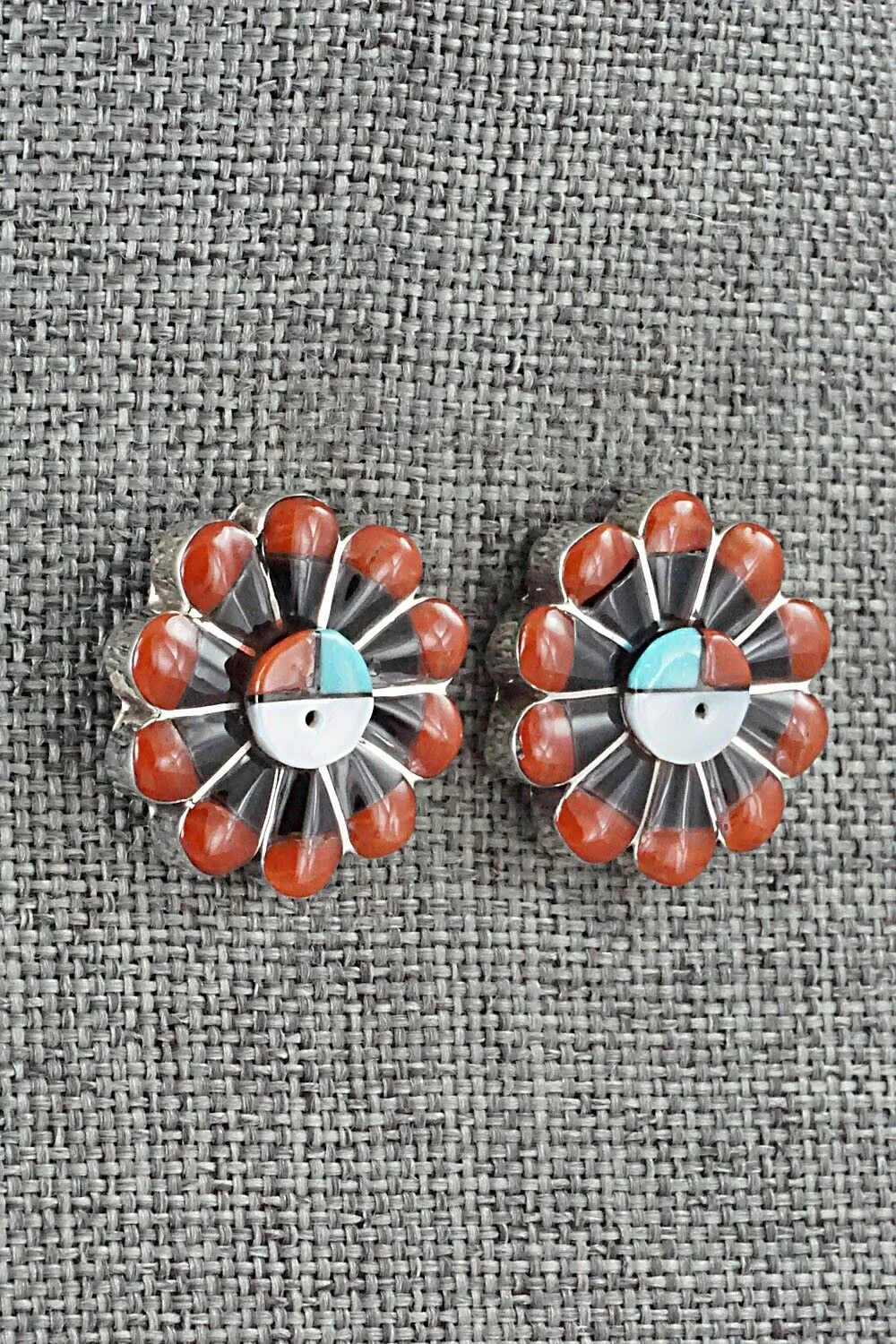Multi-Stone & Sterling Silver Earrings - Romero Vacit