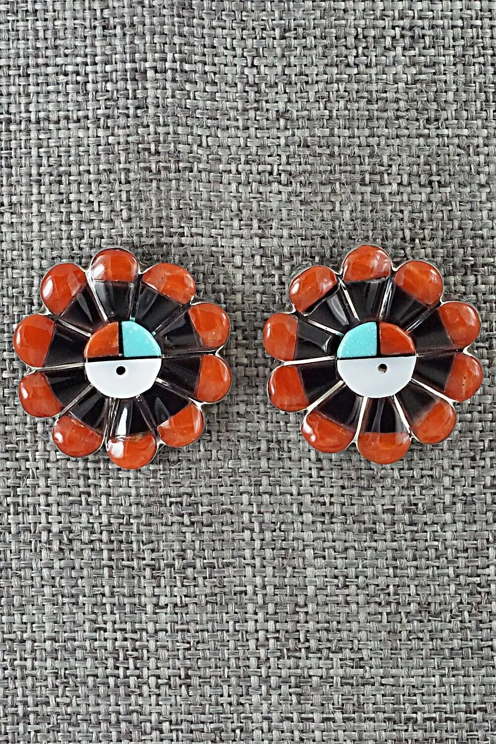 Multi-Stone & Sterling Silver Earrings - Romero Vacit