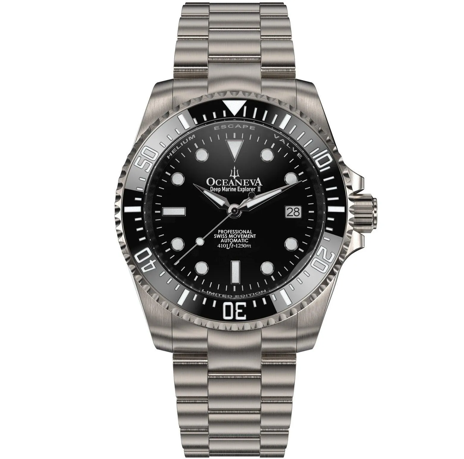 Oceaneva Deep Marine Explorer II - Pro Diver Titanium Limited Edition 1250m