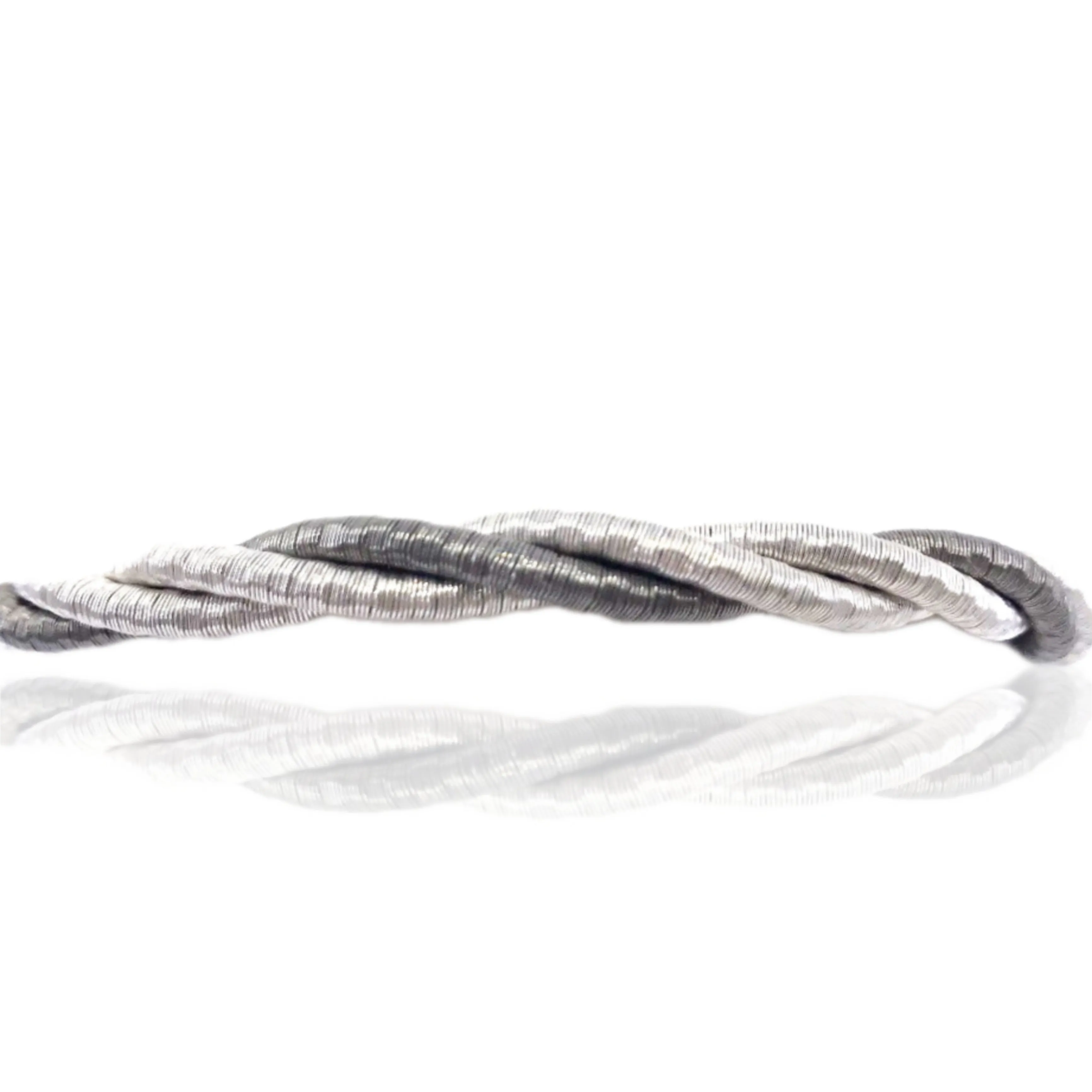 Sterling Silver Italian Twisted Rope Bracelet