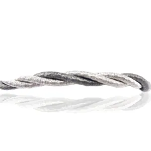 Sterling Silver Italian Twisted Rope Bracelet