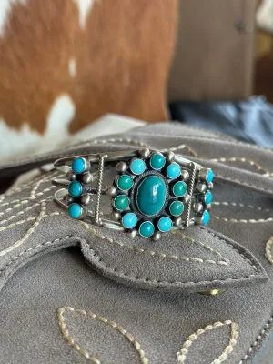 The Turquoise Cluster Cuff II