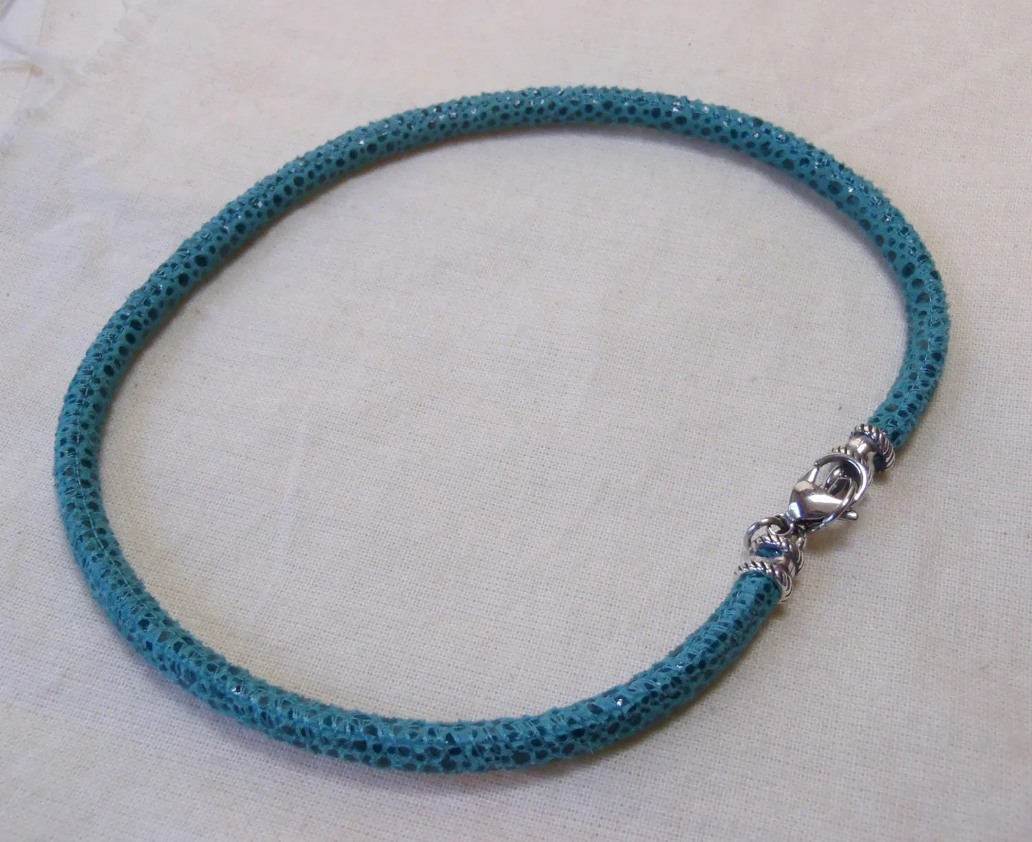 turquoise, red or orange Leather wrap bohemian Bracelet