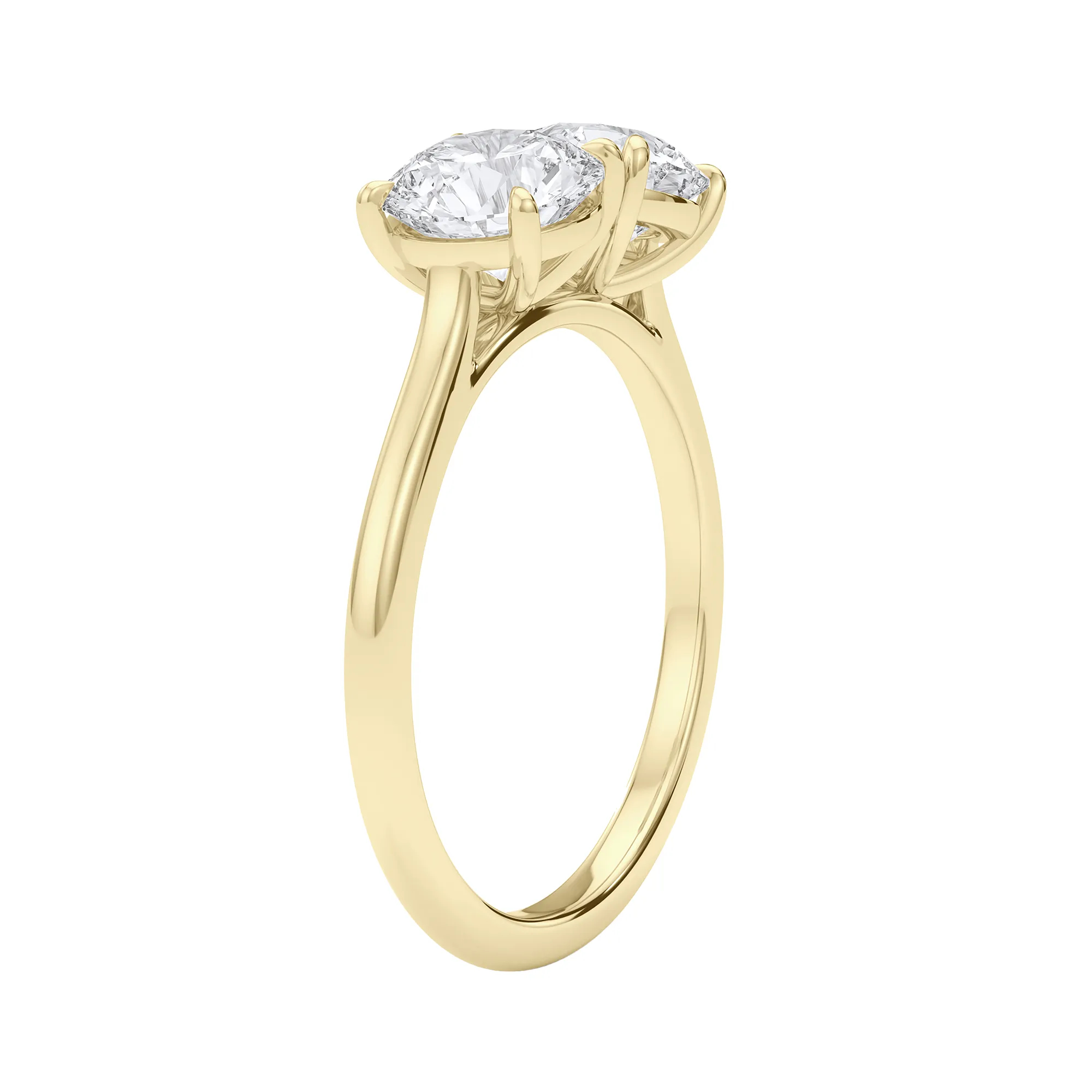 Twin Round Brilliant Ring