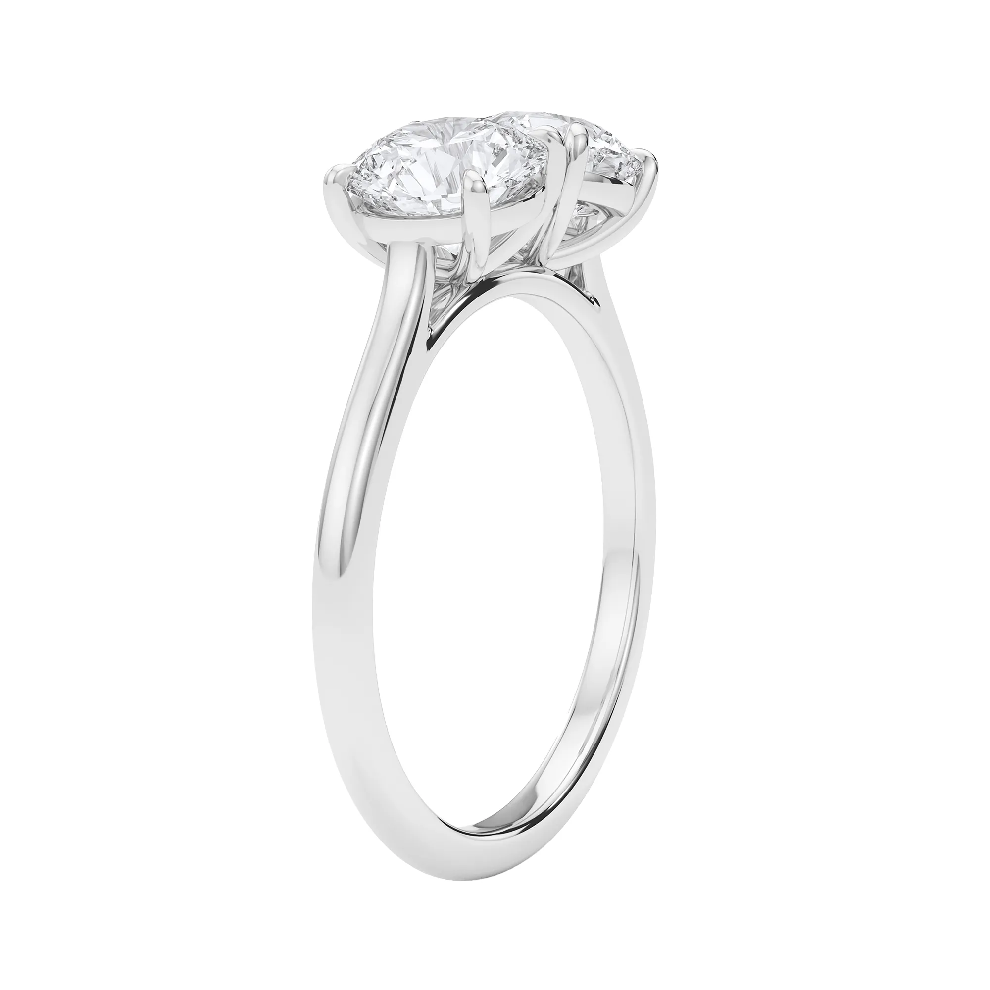 Twin Round Brilliant Ring